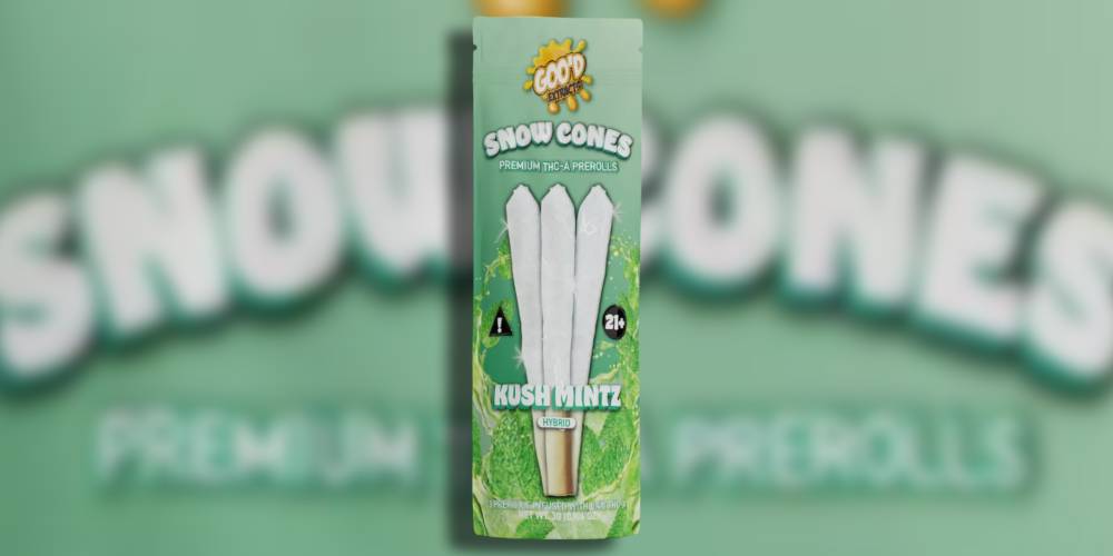 GOO'D Extracts Snow Cones THC-A Pre-Rolls Review