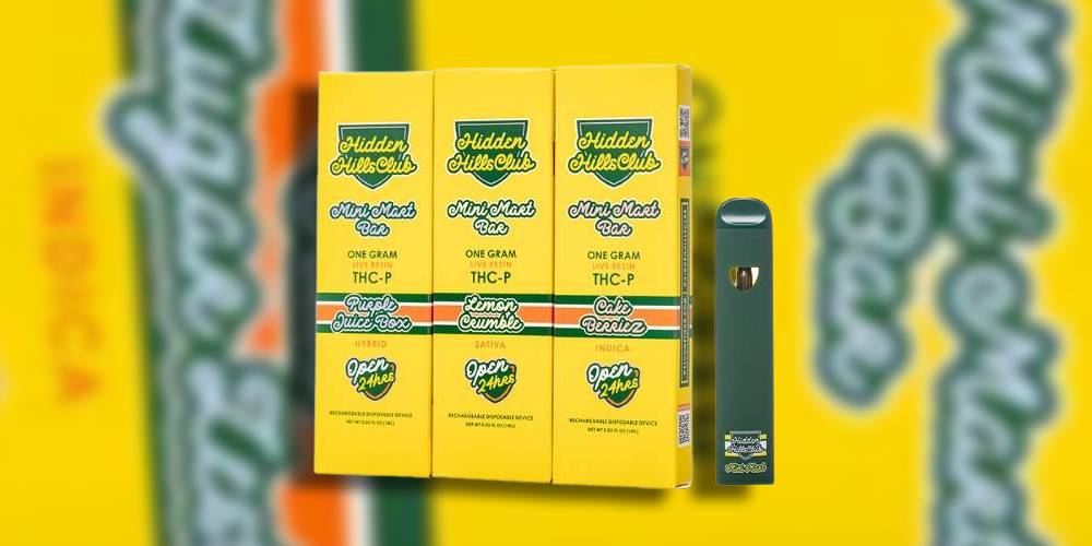 Hidden Hills Mini Mart Bar THC-P Disposable Vape 1g Review Hidden Hills Mini Mart Bar THC-P Disposable Vape 1g Review