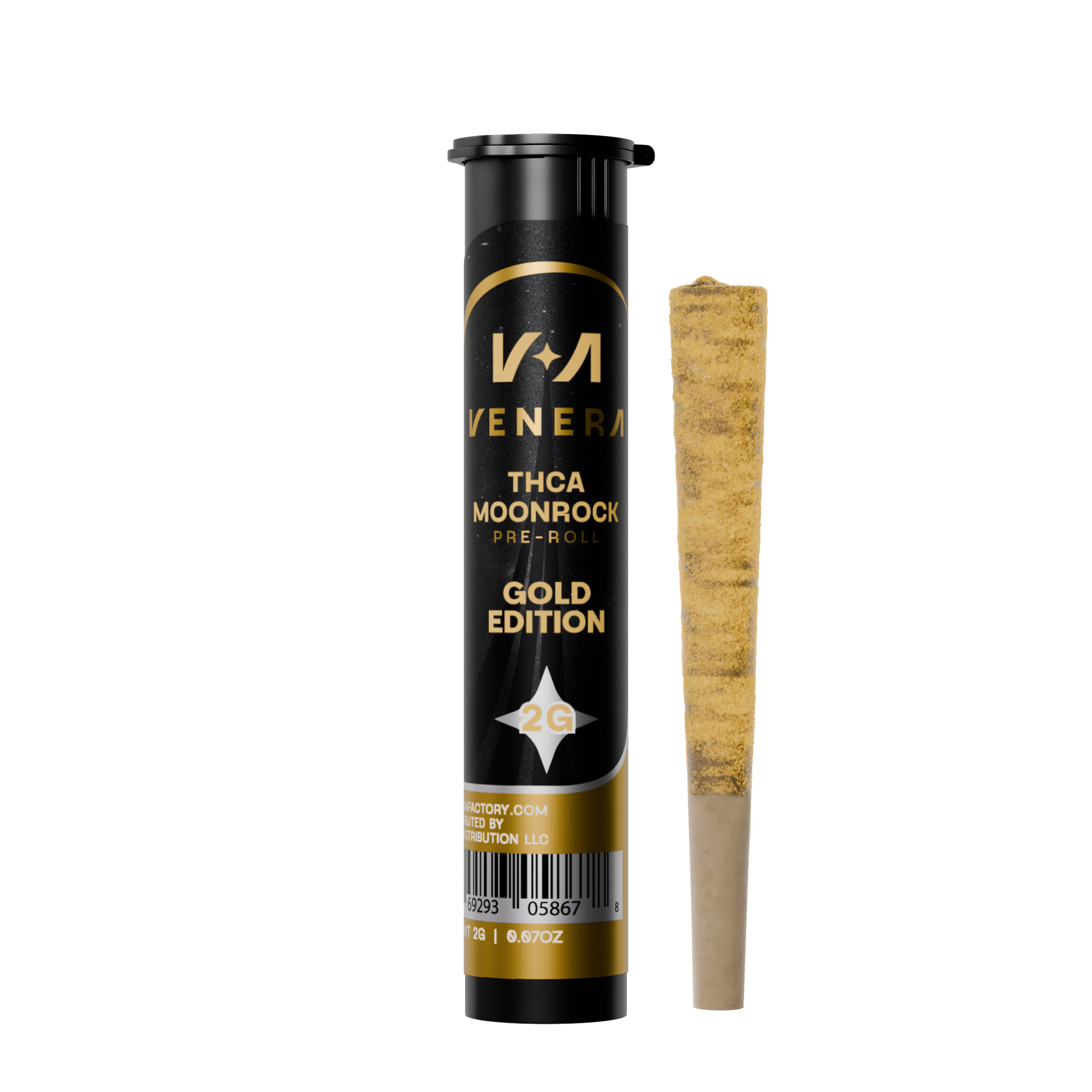 Venera THCA Moonrock Pre-Rolls - Gold Edition