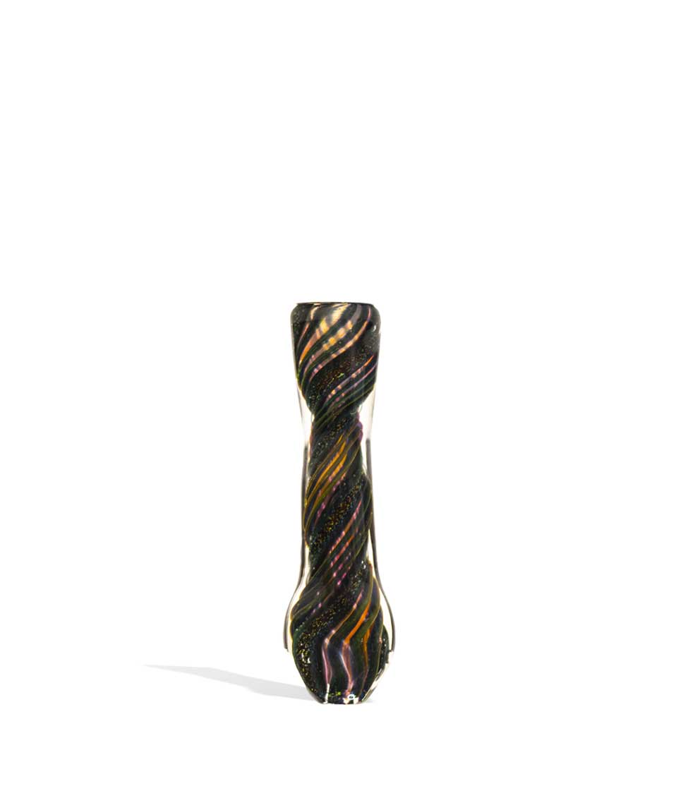 3 inch Chillum glass chillum one hitter on white background