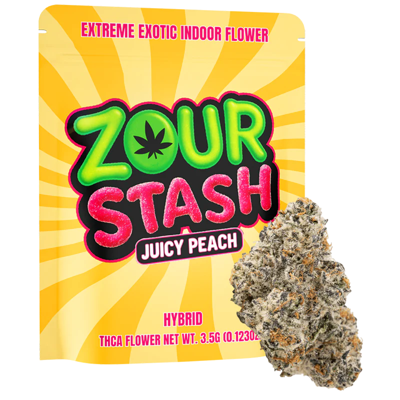 Zour Stash THCA Exotic Flower - Juicy Peach