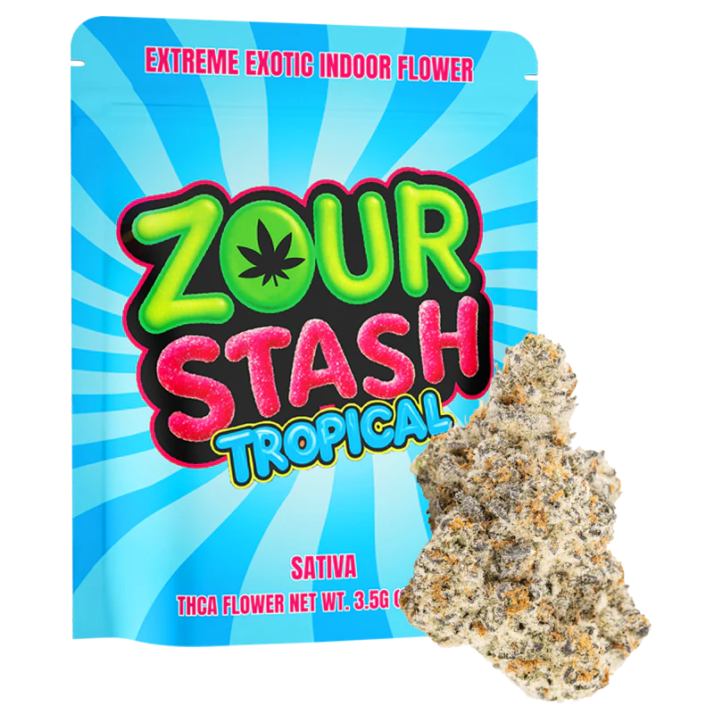 Zour Stash THCA Exotic Flower - Tropical