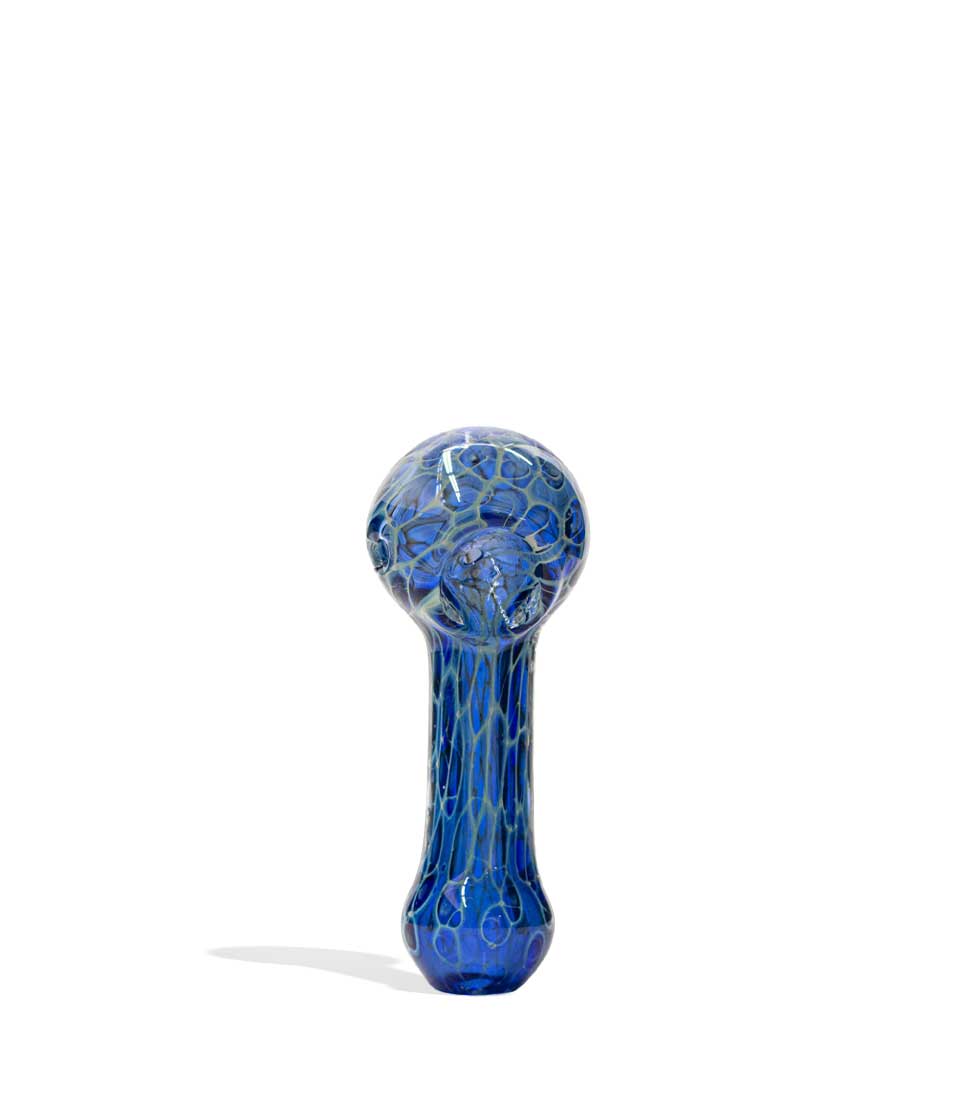 4 inch Double Glass Fancy Pipe glass hand pipe on white background