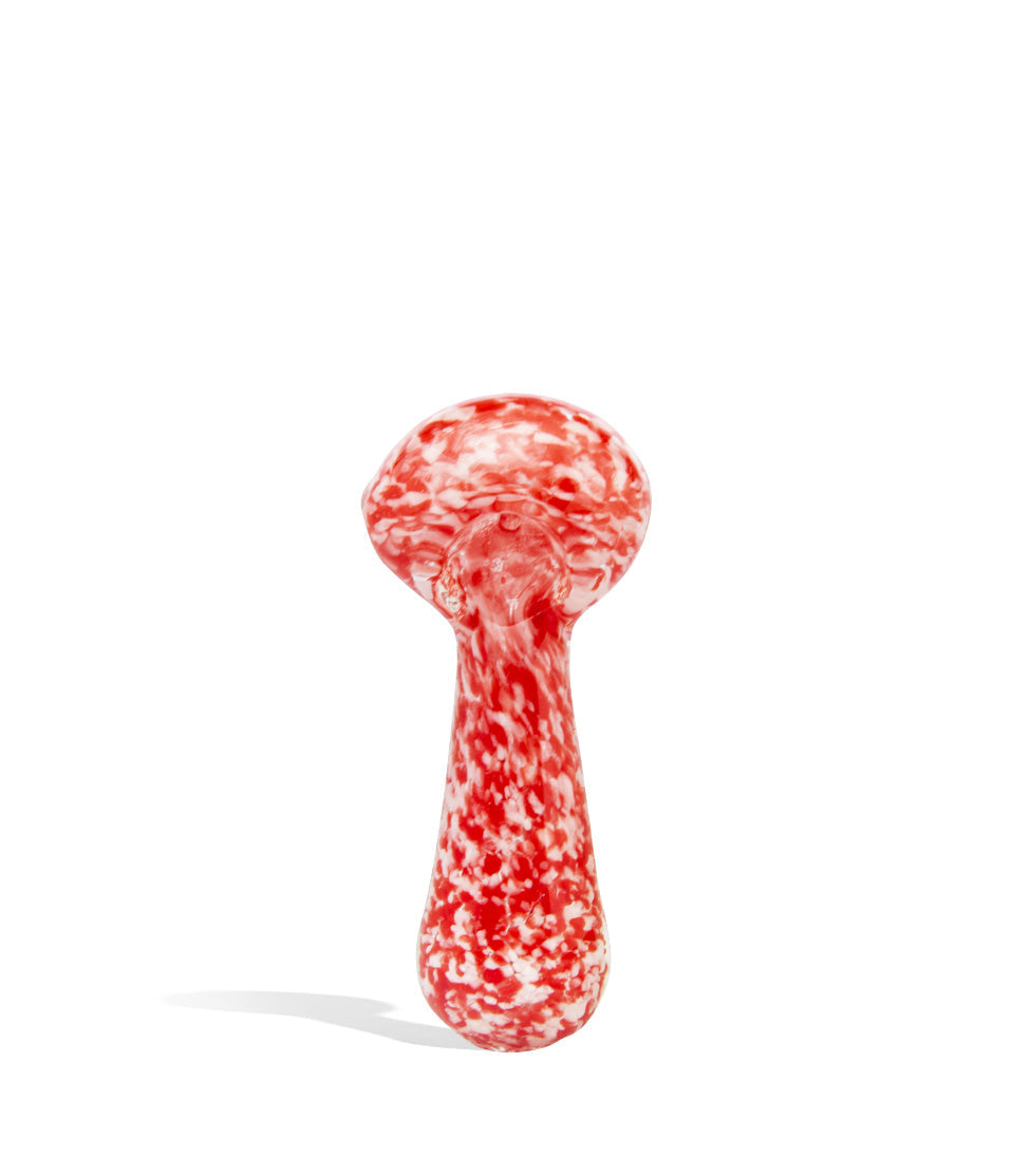 4 inch Multi Colored Hand Pipe glass hand pipe on white background