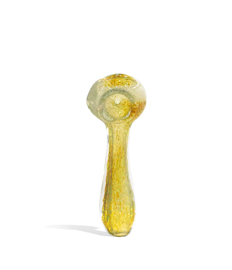 4 inch Spoon Hand Pipe glass hand pipe on white background