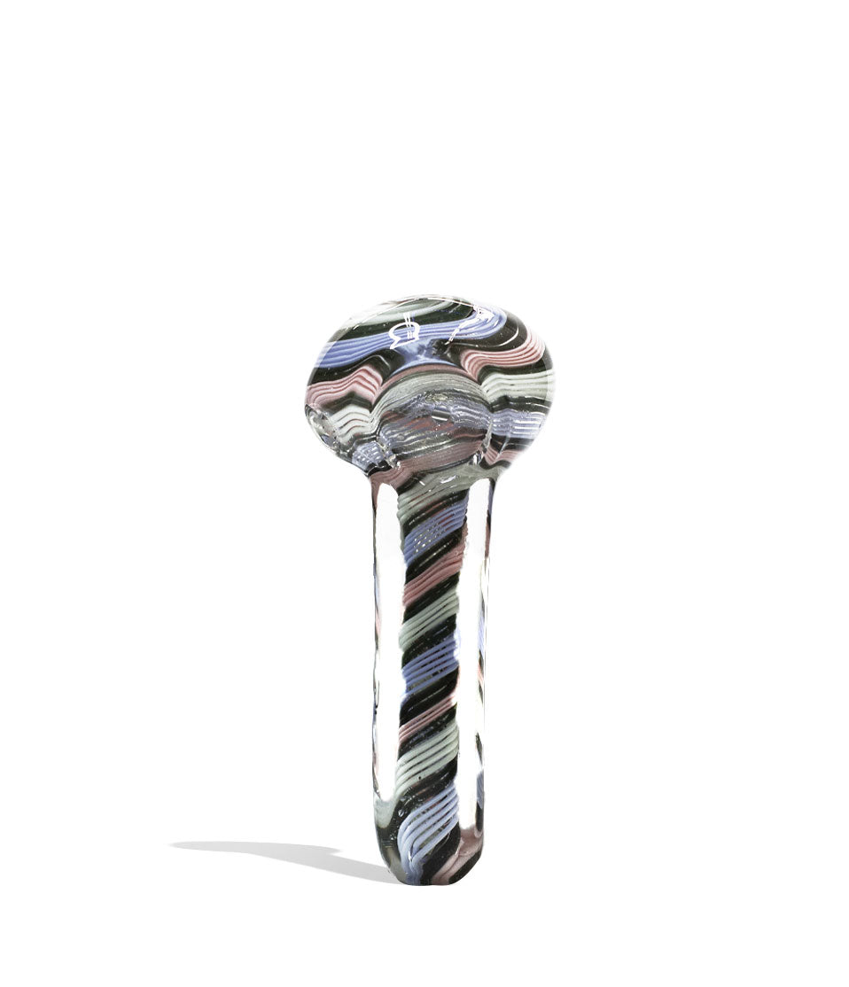 4 inch Square Hand Pipe glass hand pipe on white background