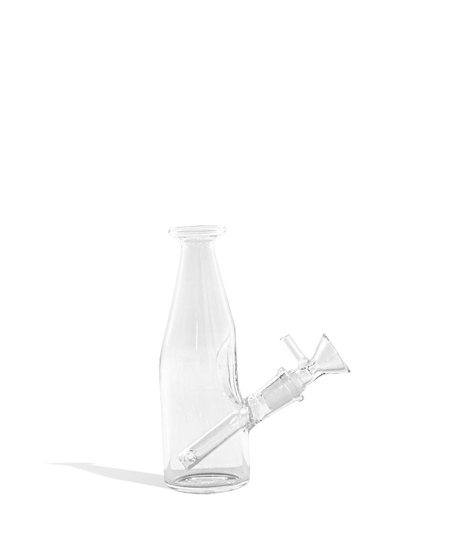 6 inch Bottle Styled Water Pipe with Built In Diffuser Downstem glass water pipe bong on white background