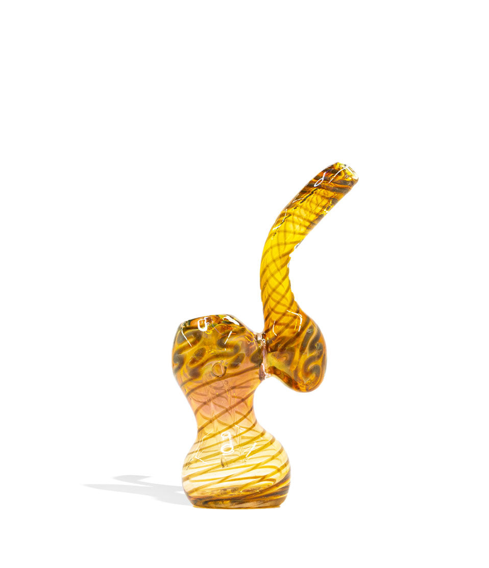 6 inch U.S. Colored Premium Bubbler glass bubbler pipe on white background