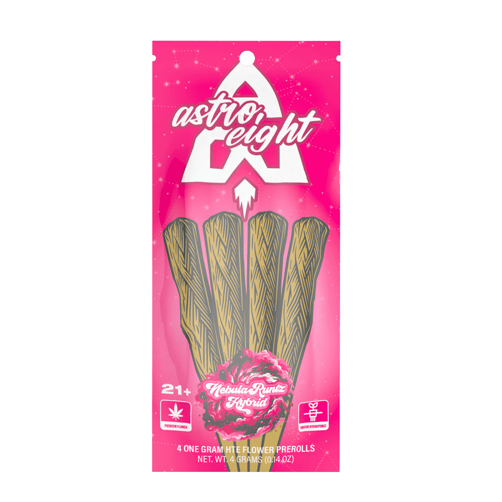Astro Eight HTE Flower Pre-Rolls - Nebula Runtz