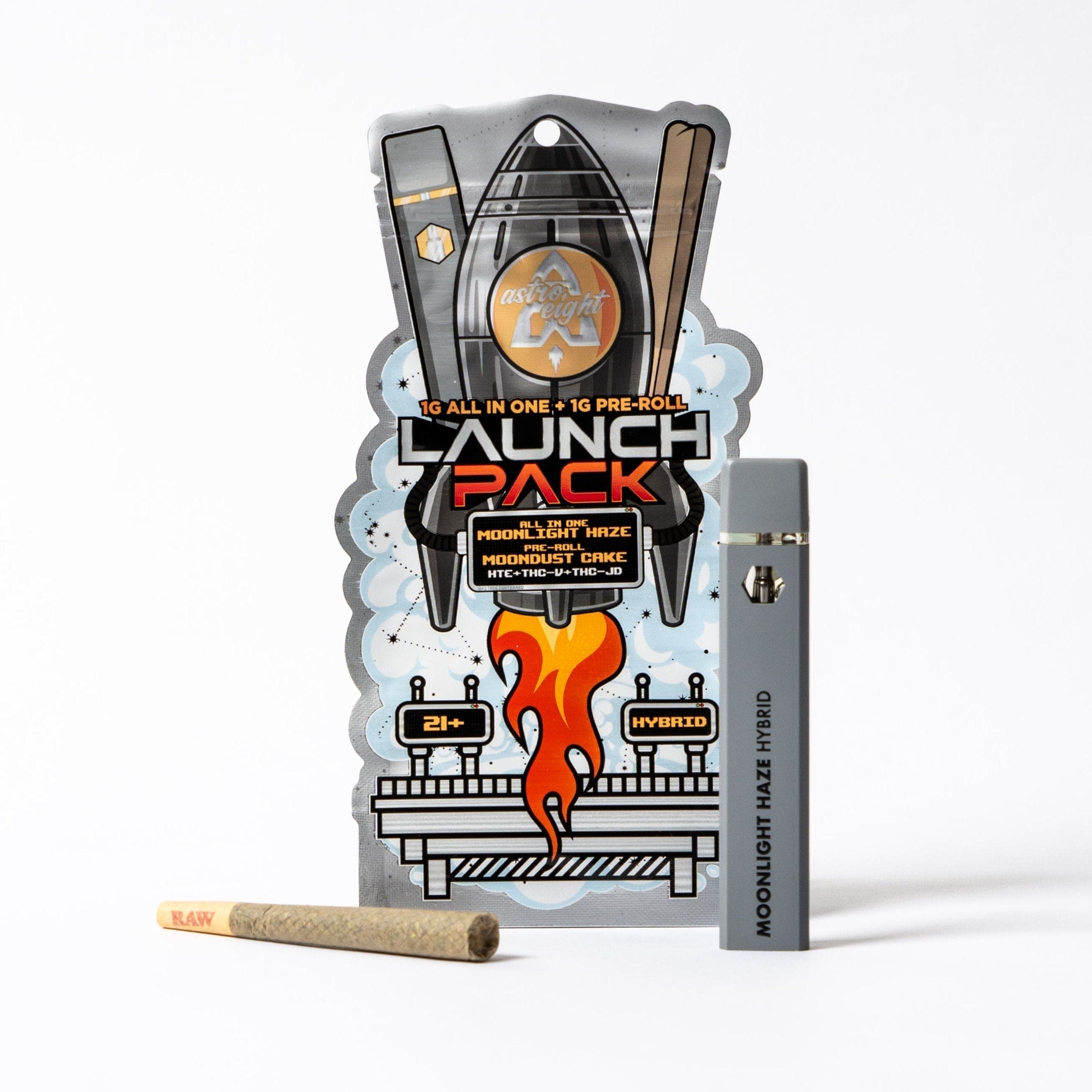 Astro Eight Launch Pack AIO + Pre-Roll - Moonlight Haze / Moondust Cake