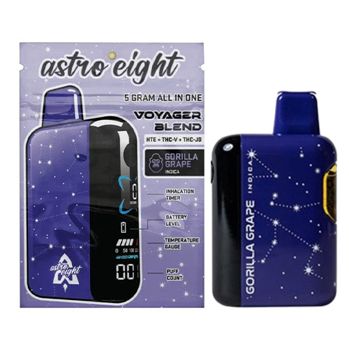 Astro Eight Voyager Blend Disposable - Gorilla Grape