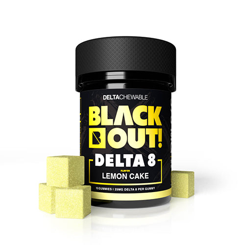 Black Out Delta 8 Gummies Lemon Cake