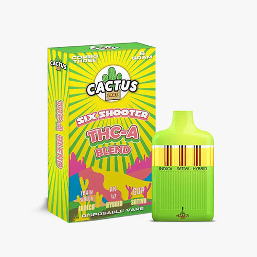 Cactus Labs Six Shooter THC-A - TrainWreck-AK47-GDP