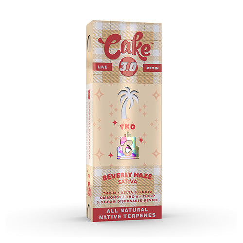 Cake 3.0 Live Resin TKO Blend Disposable Beverly Haze