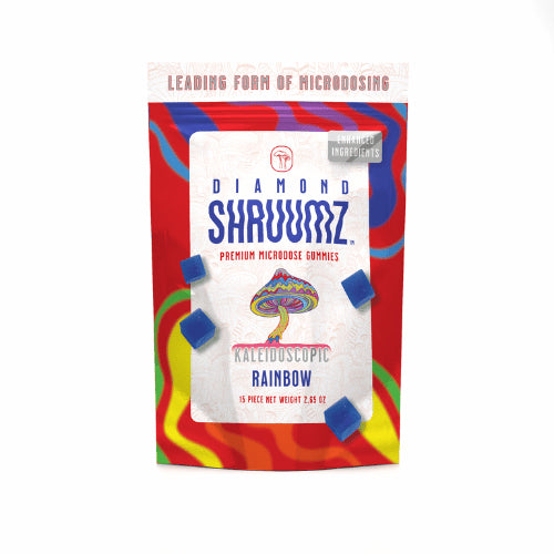Diamond Shruumz Microdose Gummies Rainbow