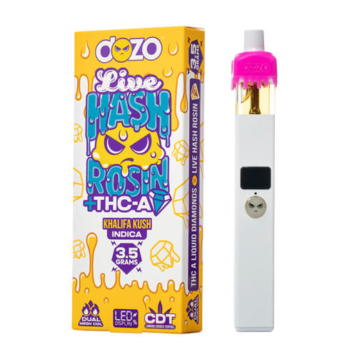 Dozo Live hash Rosin Disposable Khalifa Kush
