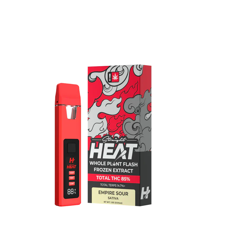 Straight Heat THC Disposable Vape - Empire Sour