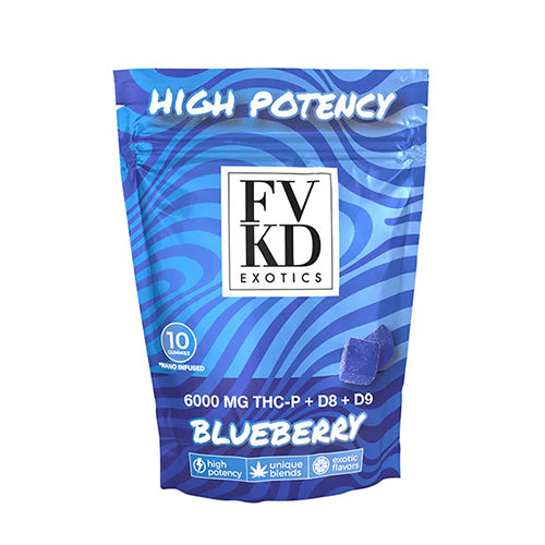FVKD Exotics THC-P Gummies - Blueberry