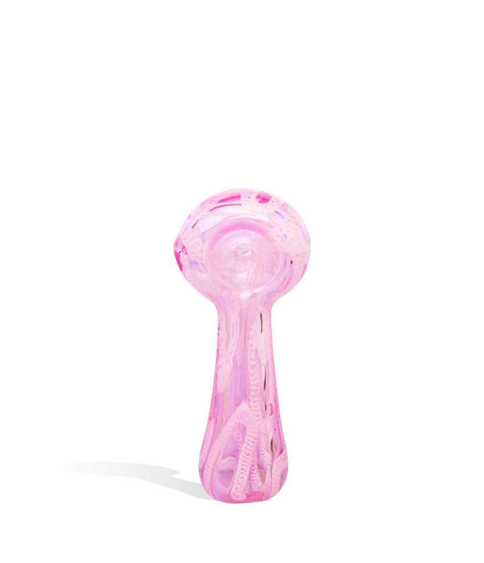 4 inch Tube Pipe glass hand pipe on white background