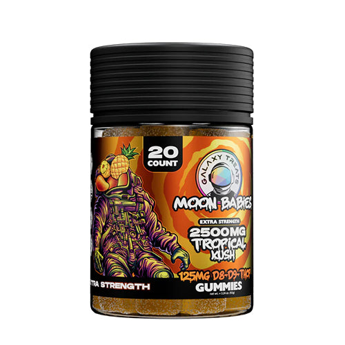 Galaxy Treats Moon Babies D8-D9-THCP Gummies 2500mg - Tropical Kush