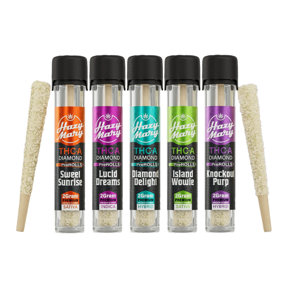 Hazy Mary THC-A Diamond Pre-Rolls 2g Hazy Mary THC-A Diamond Pre-Rolls 2g