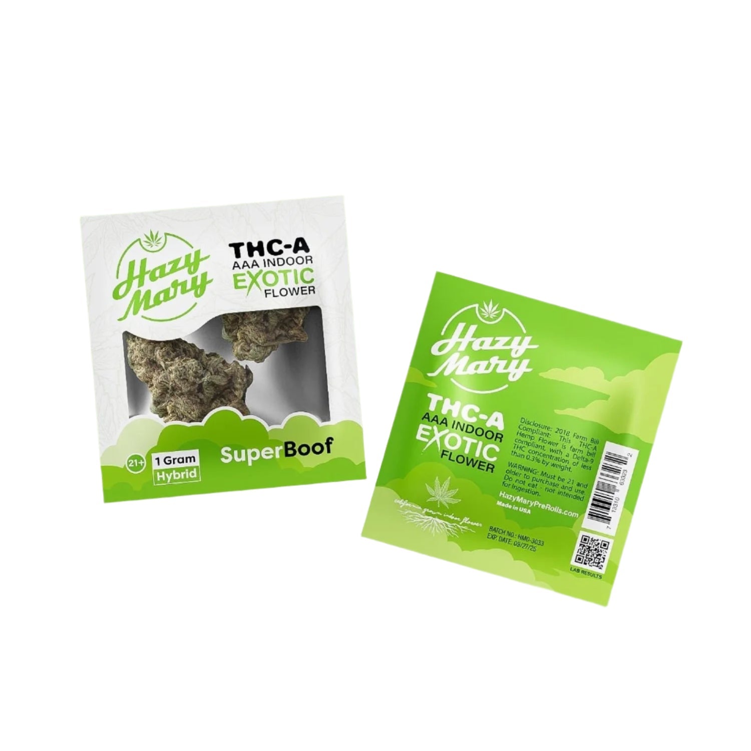 Hazy Mary Exotic THC-A Flower Super Boof