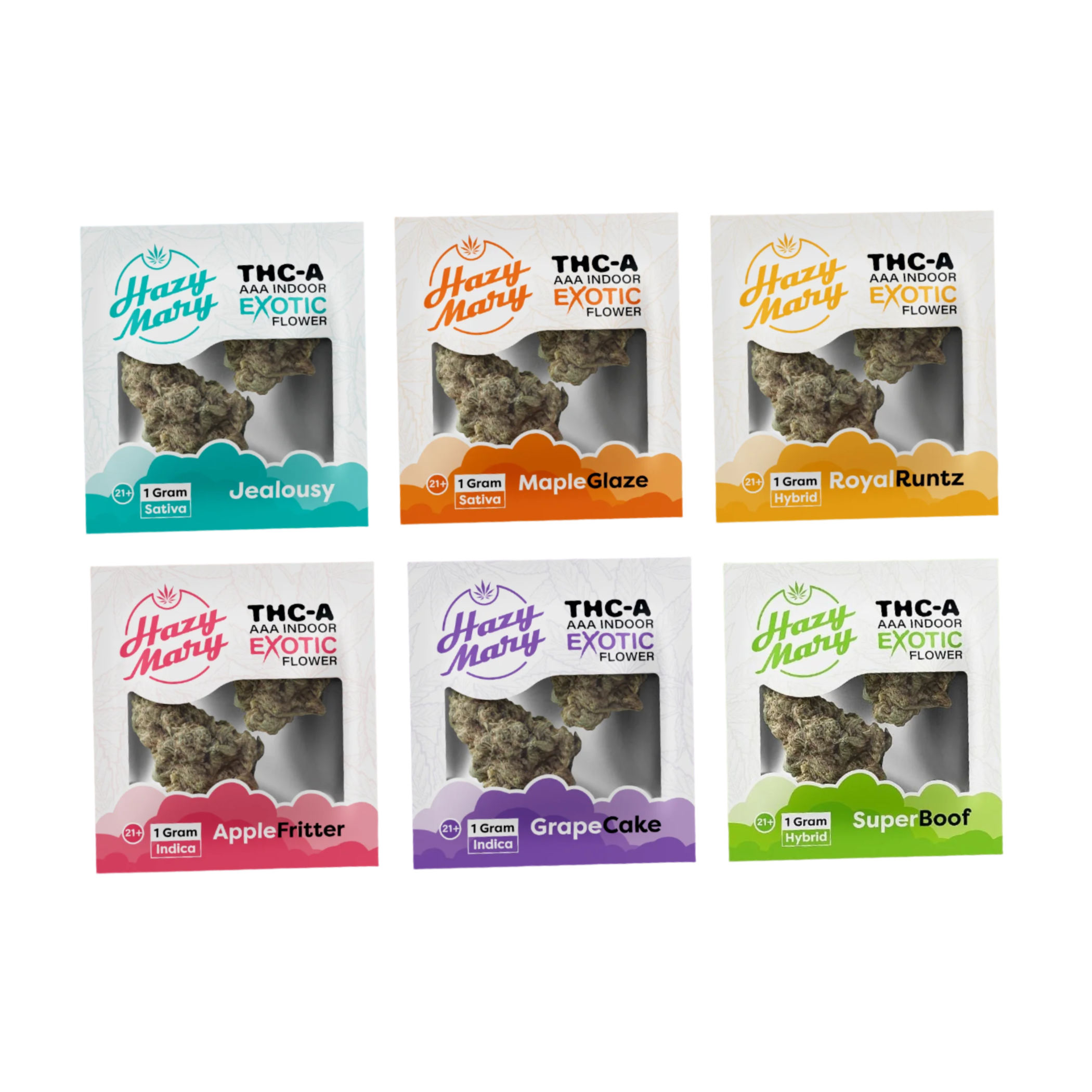 Hazy Mary Exotic THC-A Flower 1g