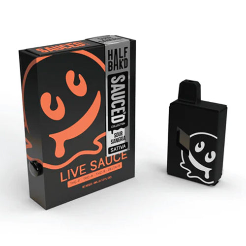 Half Bakd Sauced Live Resin Disposable - Sour Sangria