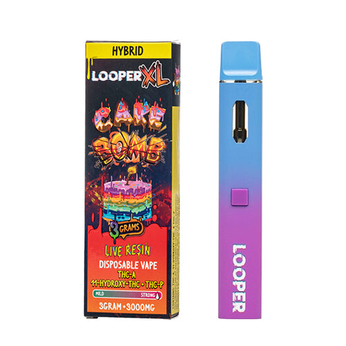 Looper XL Live Resin Disposable 3g - Cake Bomb