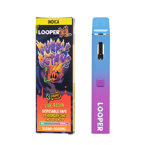 Looper XL Live Resin Disposable 3g - Purple Octane