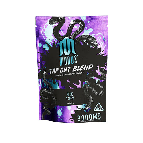 Modus Tap Out Blend Gummies Blue Taffy