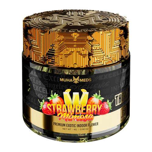 Muha Meds Exotic THC-A Flower - Strawberry Mimosa