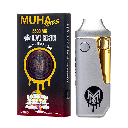 Muha Meds Live Resin Disposable - Rainbow Belts