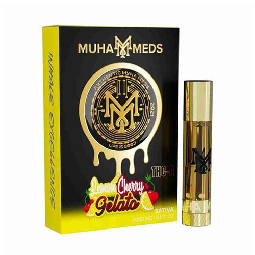 Muha Meds THC-A Cartridge - Lemon Cherry Gelato