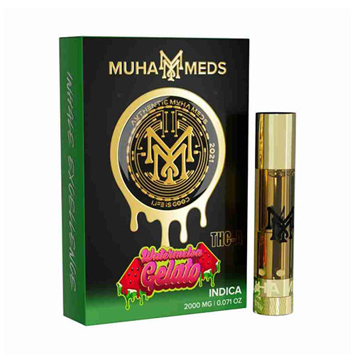 Muha Meds THC-A Cartridge - Watermelon Gelato