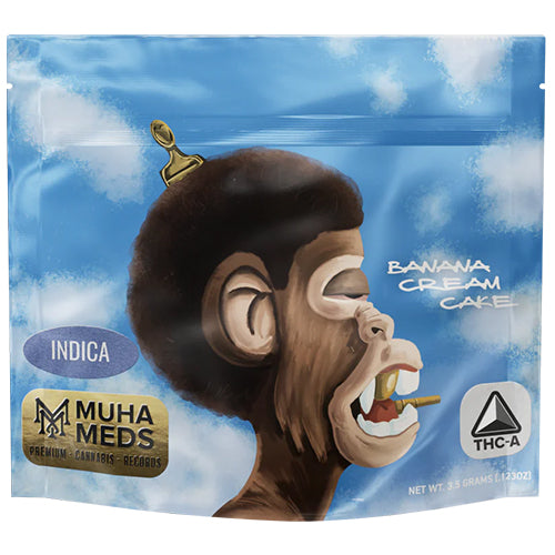 Muha Meds THC-A Flower - Banana Cream Cake