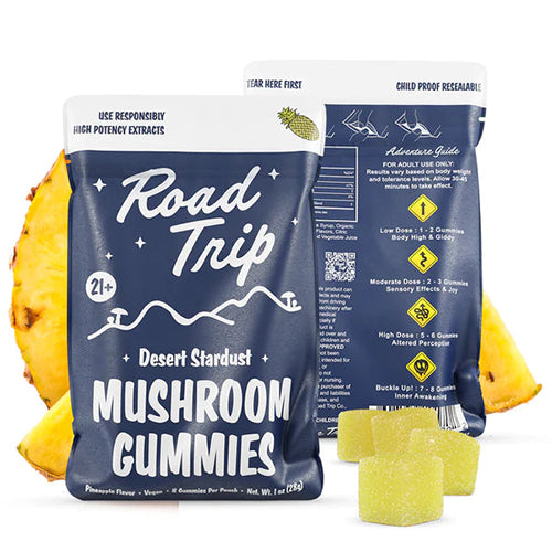 Road Trip Desert Stardust Mushroom Gummies Pineapple
