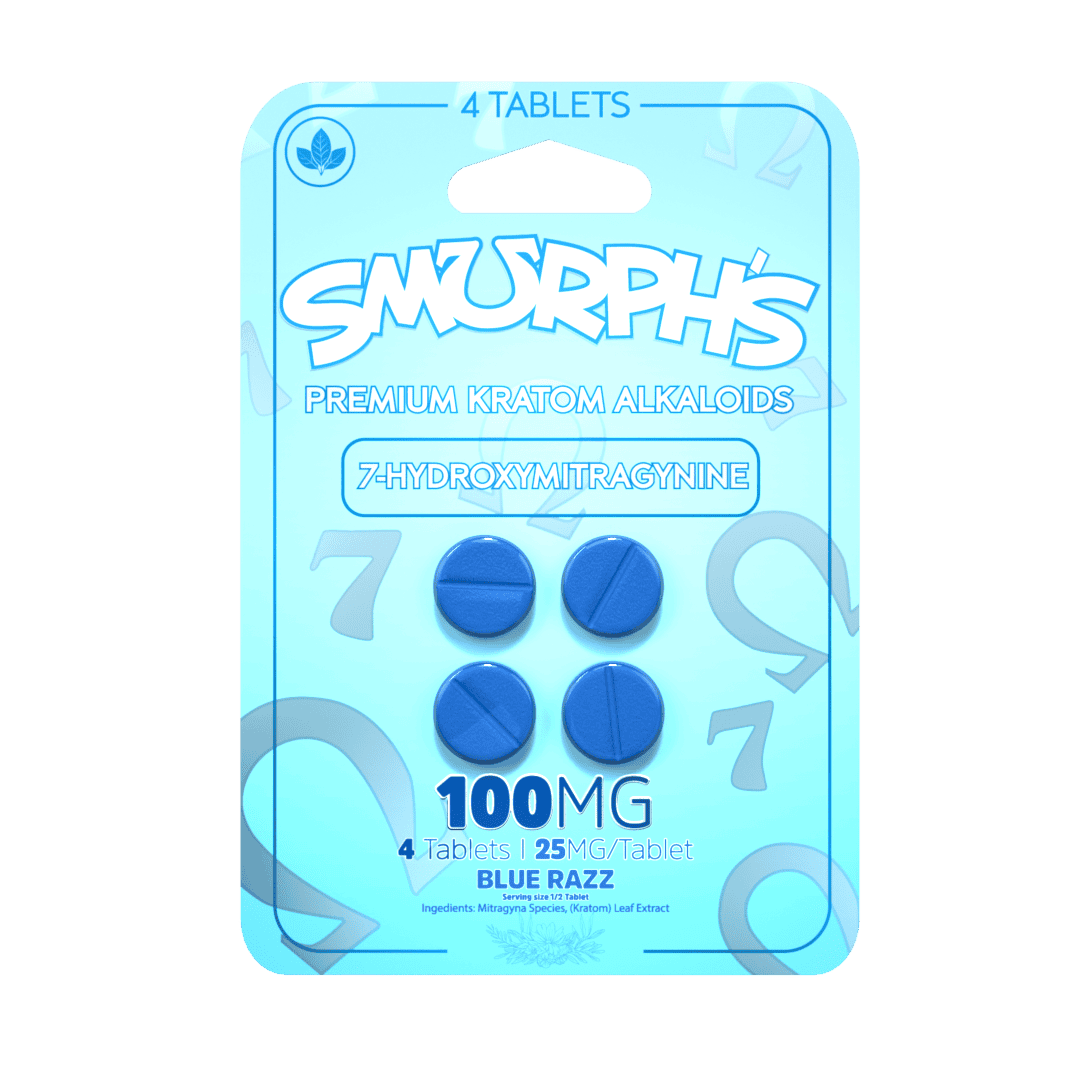 Smurphs 7-Hydroxy Tablets - Blue Razz