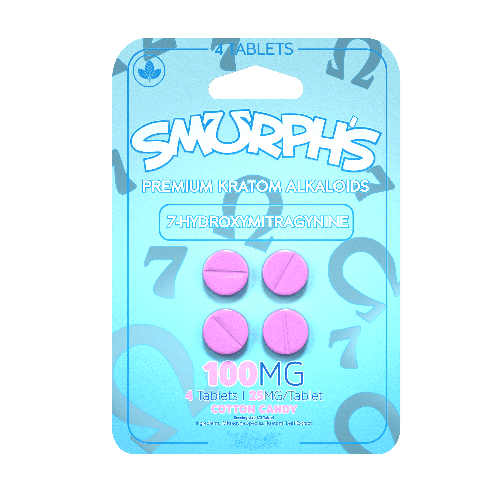 Smurphs 7-Hydroxy Tablets - Cotton Candy