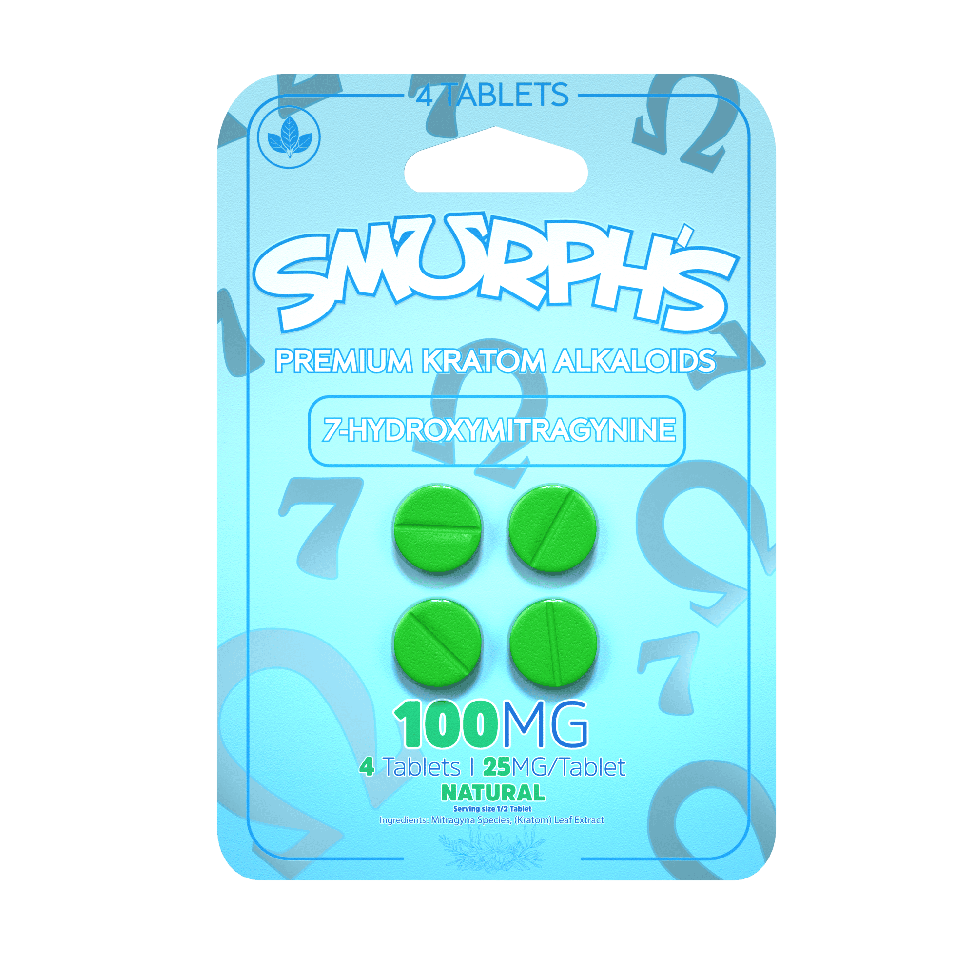 Smurphs 7-Hydroxy Tablets - Natural