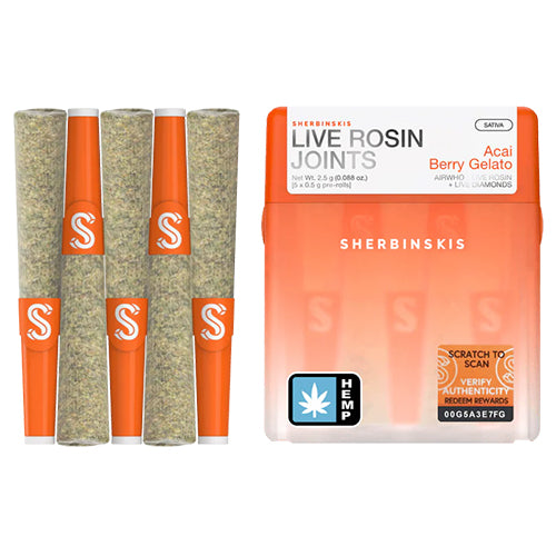Sherbinskis Live Rosin Pre-Rolls 0.5g