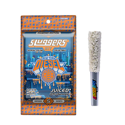 Sluggers Juiced THCA Pre Rolls - New York Diesel