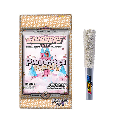 Sluggers Juiced THCA Pre Rolls - Pwincess Peach