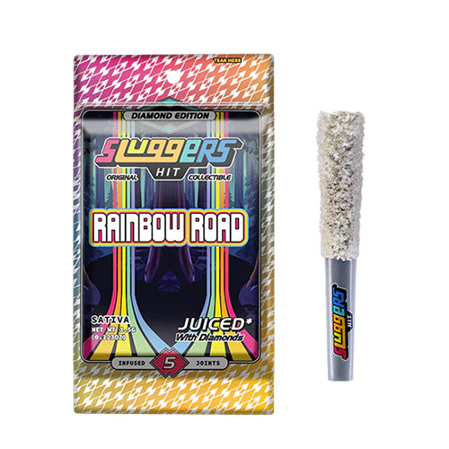 Sluggers Juiced THCA Pre Rolls - Rainbow Road