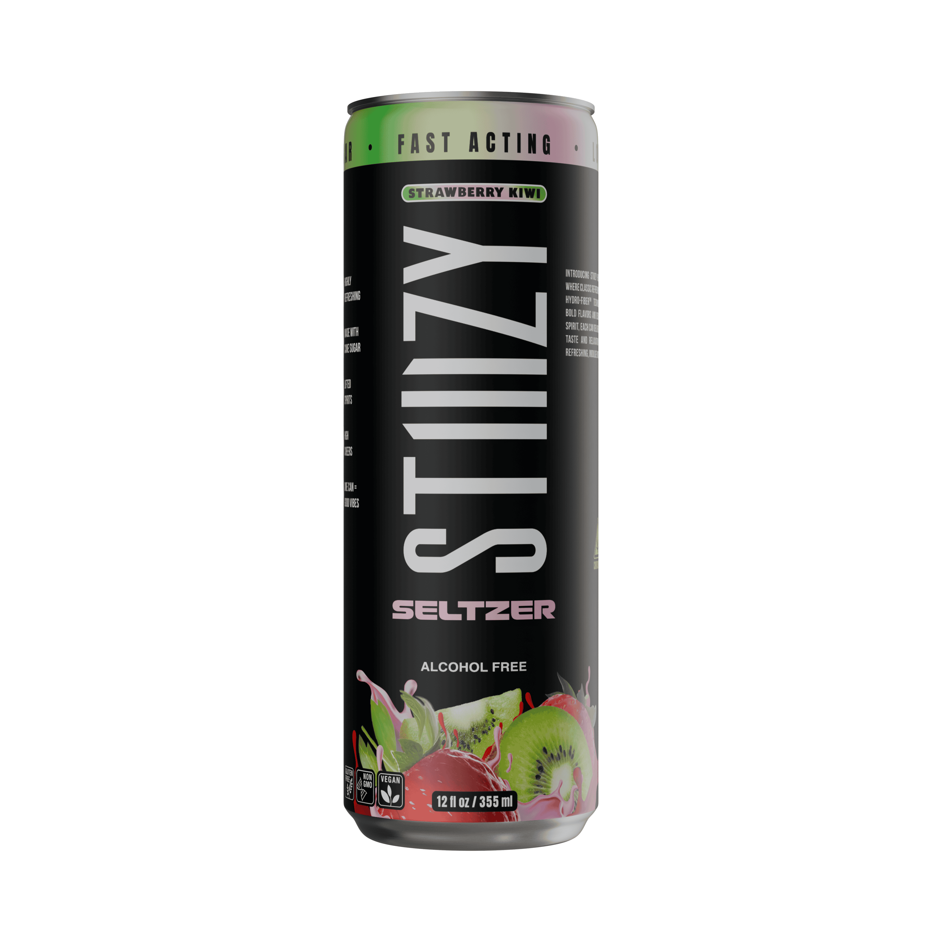 STIIIZY Delta-9 Hemp Seltzer - Strawberry Kiwi