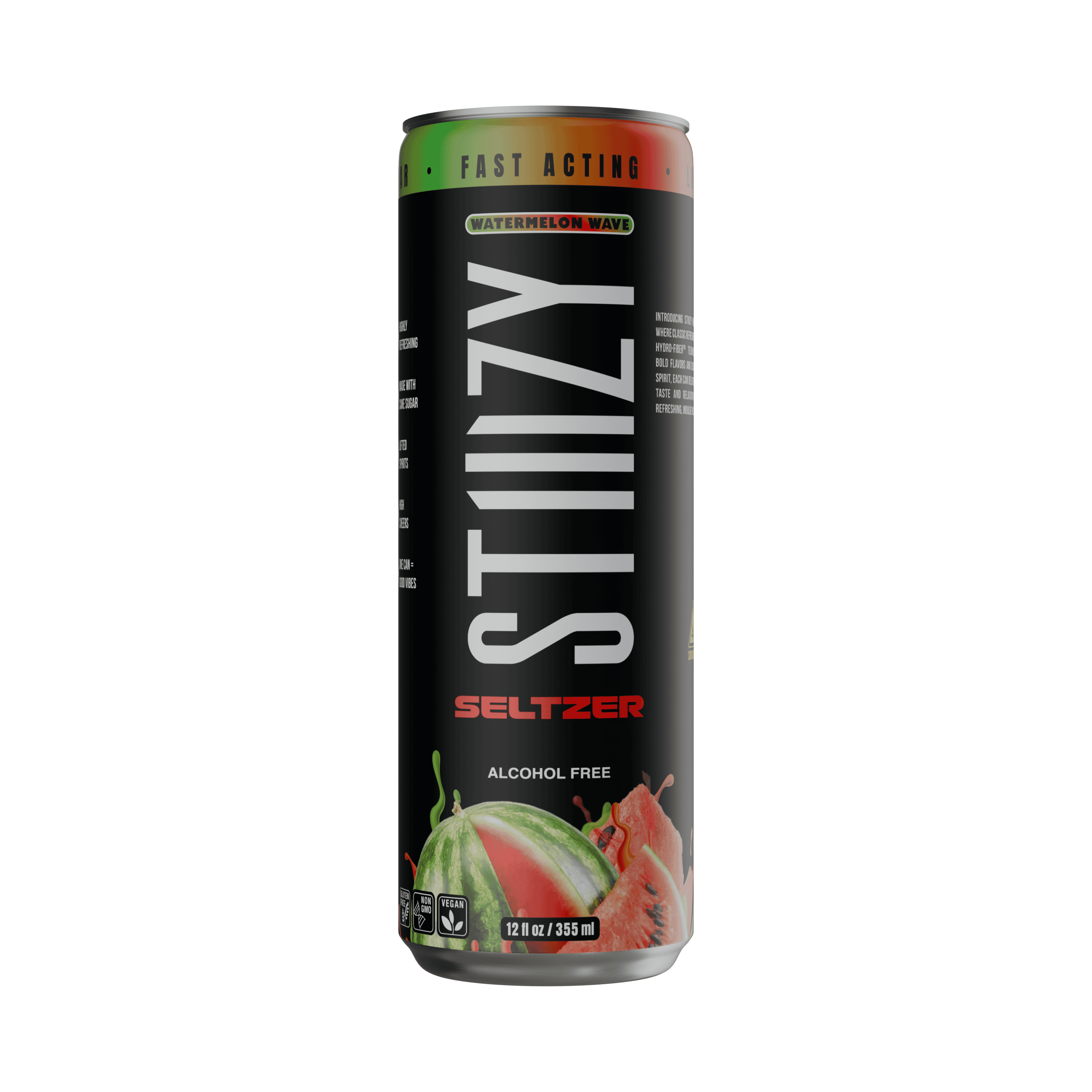 STIIIZY Delta-9 Hemp Seltzer - Watermelon Wave