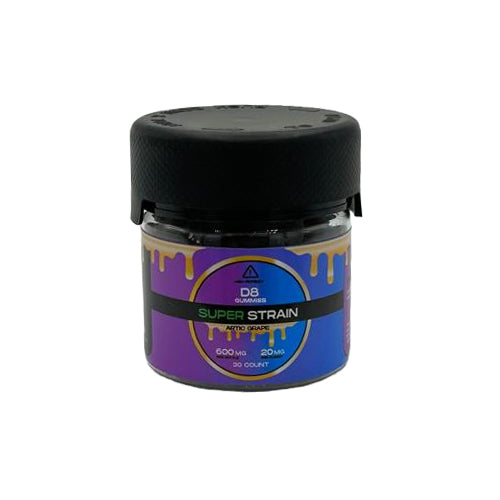Superstrain D8 Gummies Artic Grape