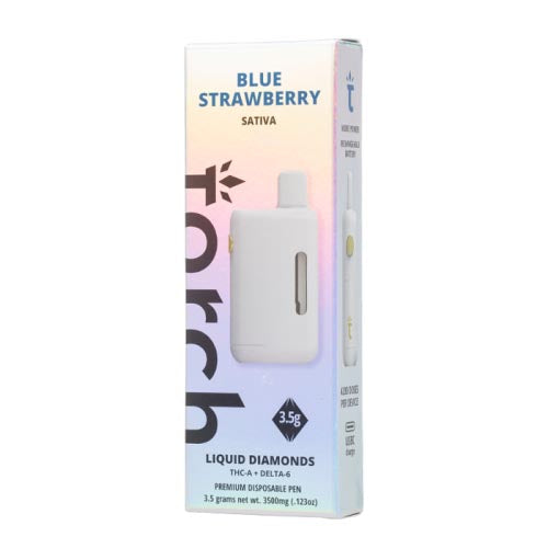 Torch Liquid Diamonds Disposable Blue Strawberry