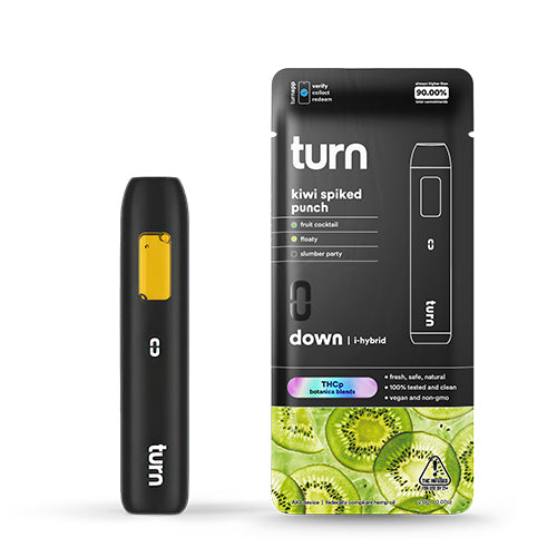 Turn THCP Disposable Vape Pen - Kiwi Spiked Punch