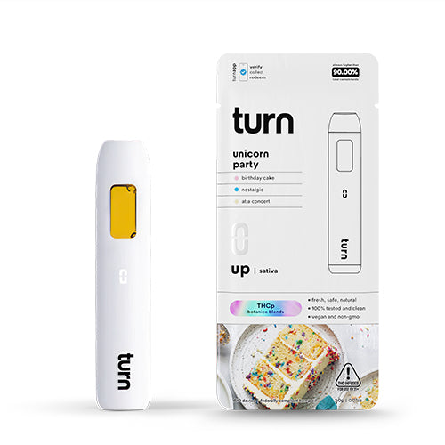 Turn THCP Disposable Vape Pen - Unicorn Party